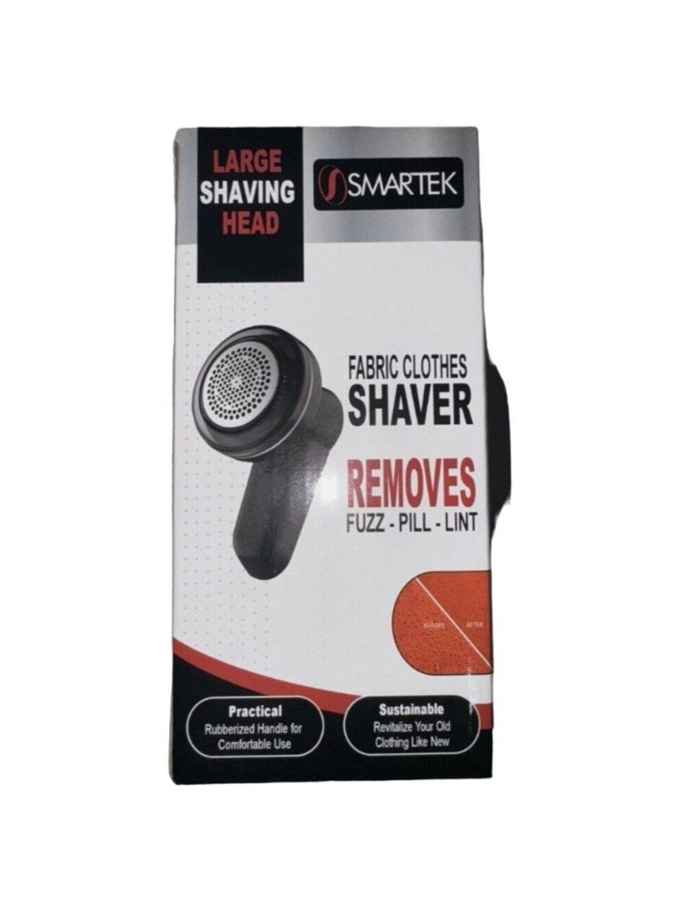 Smartek Lint and Fuzz Remover Fabric Clothes Shaver with Rubberized Handle ST-22